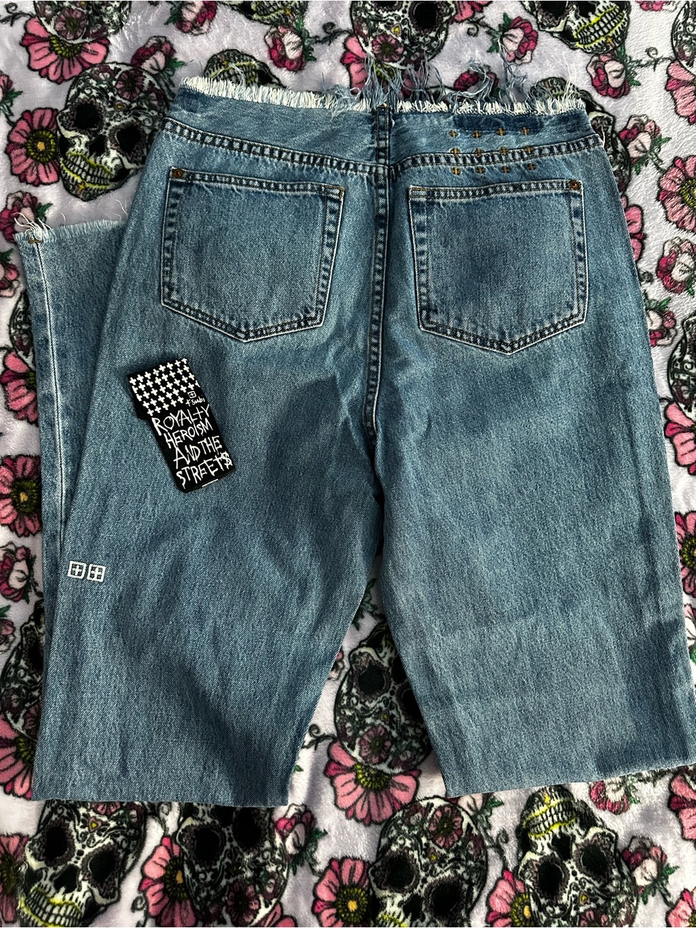 UPD8 @ PHOTOS —Ksubi Women Straight Leg Jeans in Light Blue Denim
